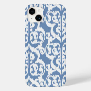 Ikat Moorse damast - luchtblauw en wit Case-Mate iPhone Case