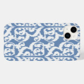 Ikat Moorse damast - luchtblauw en wit Case-Mate iPhone Case (Achterkant (horizontaal))