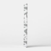 Ikat Moorse damast - zilver grijs en wit Case-Mate iPhone Case (Achterkant / Rechts)