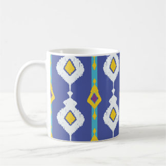 Ikat, naadloos etnische patroon. koffiemok