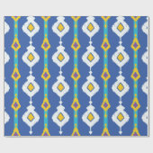 Ikat naadloos patroon cadeaupapier (Vlak)