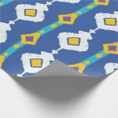 Ikat naadloos patroon cadeaupapier (Hoek)