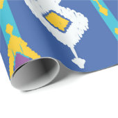 Ikat naadloos patroon cadeaupapier (Rol Hoek)