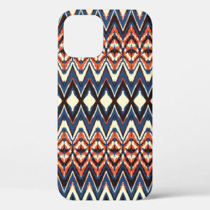 Ikat naadloos patroon. dye shibori-druk met Case-Mate iPhone case