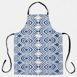 Ikat naadloos patroon. dye shibori pri schort