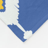Ikat naadloos patroon fleece deken (Hoek)