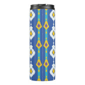 Ikat naadloos patroon thermosbeker (Achterkant)