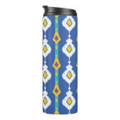 Ikat naadloos patroon thermosbeker (Geroteerd rechts)