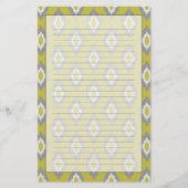 Ikat  patroon briefpapier (Voorkant)