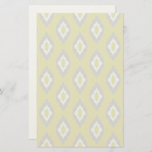 Ikat  patroon briefpapier (Voorkant / Achterkant)
