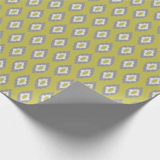 Ikat  patroon cadeaupapier (Hoek)