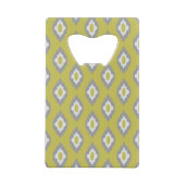 Ikat  patroon creditkaart flessenopener (Achterkant)