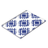 Ikat patroon Etnische tribale Amerikaanse ameriek Notitieboek (Linkerzijde)