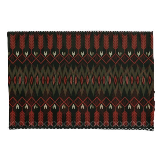 Ikat-patroon: geometrisch etnisch Ornament Kussensloop (Voorkant)