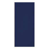 Ikat Patroon in Blauw Designer Rack Kaart (Achterkant)