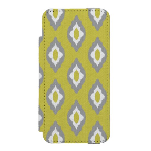 Ikat patroon incipio iPhone portemonnee hoesje (Voorkant Agenda)