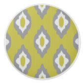 Ikat  patroon keramische knop (Voorkant)