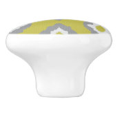 Ikat patroon keramische knop (Zijkant)