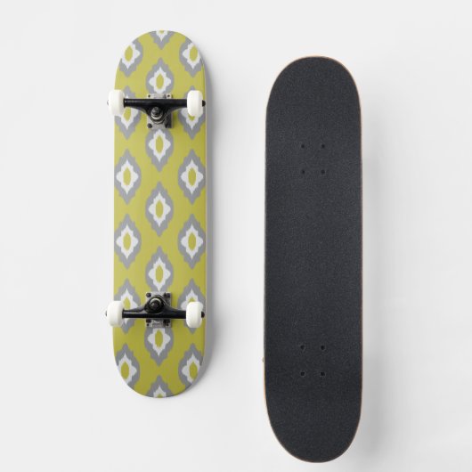 Ikat  patroon persoonlijk skateboard (Voorkant)