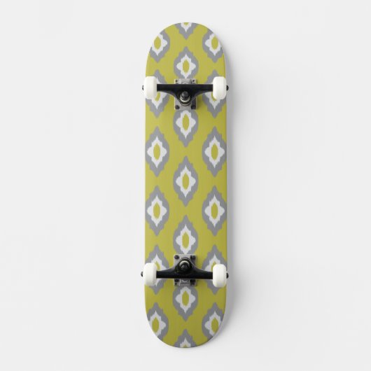 Ikat  patroon persoonlijk skateboard (Voorkant)