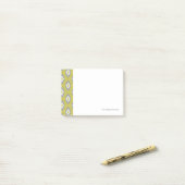 Ikat  patroon post-it® notes (Op bureau)