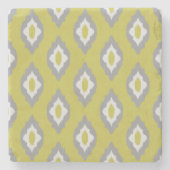 Ikat  patroon stenen onderzetter (Voorkant)