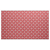 Ikat Pattern - Bourgogne, grijs en koraal Stof (Yard (91,4 cm))