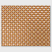Ikat Pattern - Brown, Rust and Cream Cadeaupapier (Vlak)