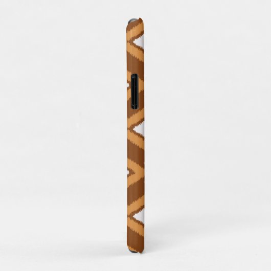Ikat Pattern - Brown, Rust and Cream Case-Mate iPhone Case (Achterkant/rechts)