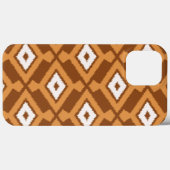 Ikat Pattern - Brown, Rust and Cream Case-Mate iPhone Case (Achterkant (horizontaal))