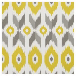 Ikat Pattern Fabric Stof