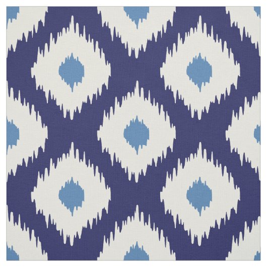 Ikat Pattern Fabric Stof (Swatch)