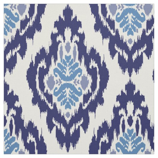 Ikat Pattern Fabric Stof (Swatch)