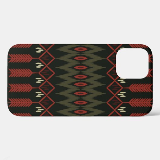 ikat Pattern. Geometrische naadloze versiering. Et Case-Mate iPhone Case (Achterkant (horizontaal))