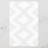Ikat Pattern in Grey Designer Flyer (Achterkant)