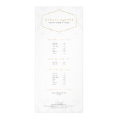 Ikat Pattern in grijs Designer Rack Kaart (Voorkant)