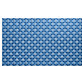 Ikat Pattern, Indigo and Denim Blue Stof (Yard (91,4 cm))