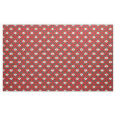 Ikat Pattern - Red, Grey and Beige Stof (Yard (91,4 cm))
