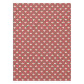 Ikat Pattern - Red, Grey and Beige Tafelkleed (Voorkant)