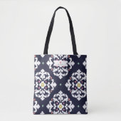 Ikat + Roze Apple-leraar Tote Bag (Voorkant)