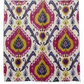 Ikat seamless pattern background Traditional patte Douchegordijn (Voorkant)