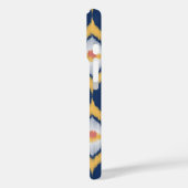 Ikat Series Ogee Blue Case-Mate iPhone Case (Achterkant / Links)