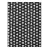 Ikat Snowflakes - zwart-wit Tafelkleed (Voorkant)