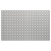 Ikat Star Pattern - Grijs / Grijs en Wit Stof (Yard (91,4 cm))