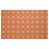 Ikat Star Pattern - Mandarijns Oranje Stof (Fat Quarter)