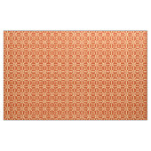 Ikat Star Pattern - Mandarijns Oranje Stof (Yard (91,4 cm))