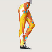 Ikat-stoffenpatroon: Etnisch  ontwerp. Leggings (Rechts)