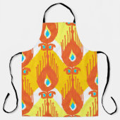 Ikat-stoffenpatroon: Etnisch  ontwerp. Schort (Voorkant)