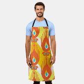 Ikat-stoffenpatroon: Etnisch  ontwerp. Schort (Gedragen)