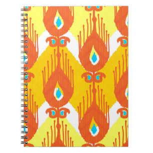 Ikat-stofpatroon Notitieboek